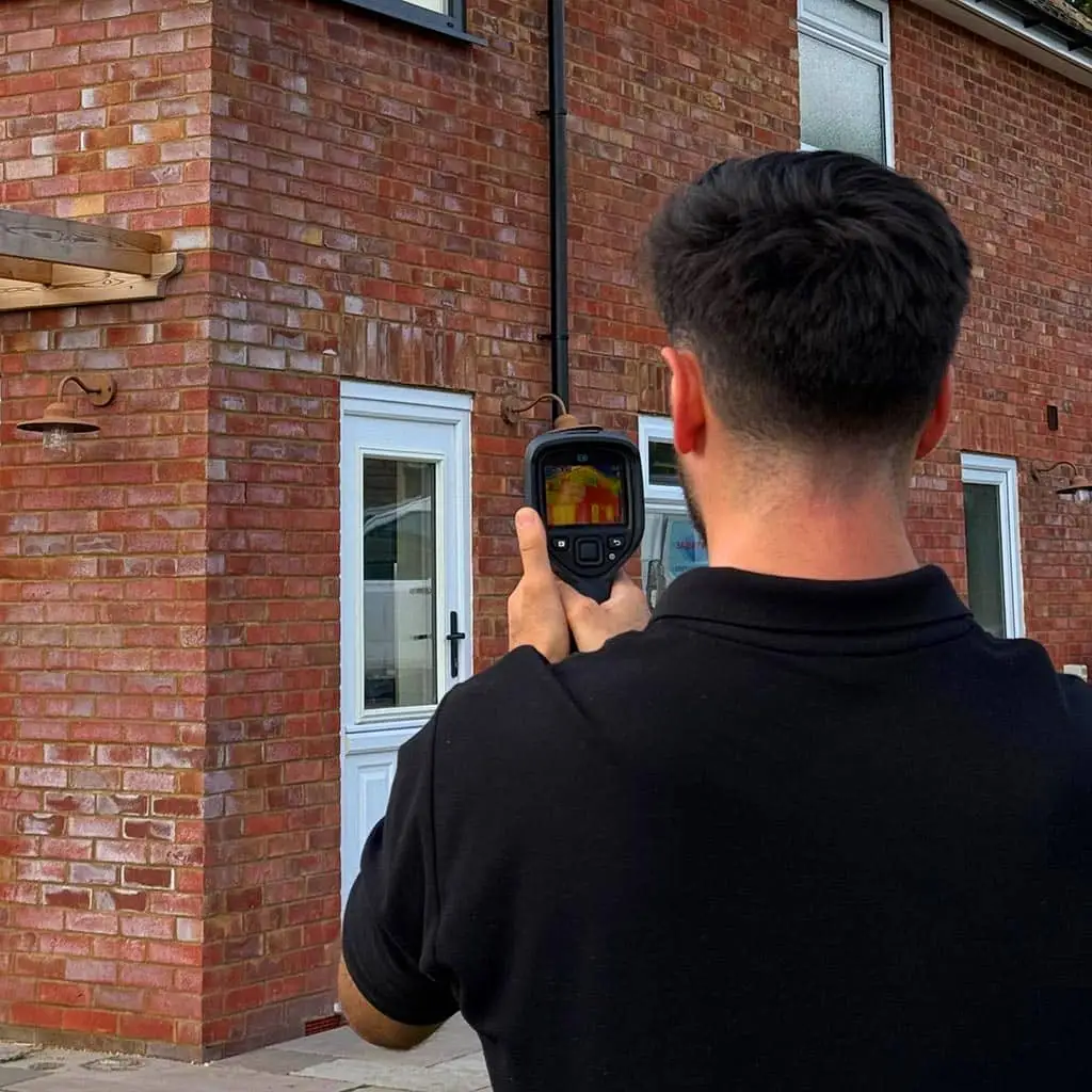 Do I Need A Property Survey Before Buying A Home – thermal inspection of house wall